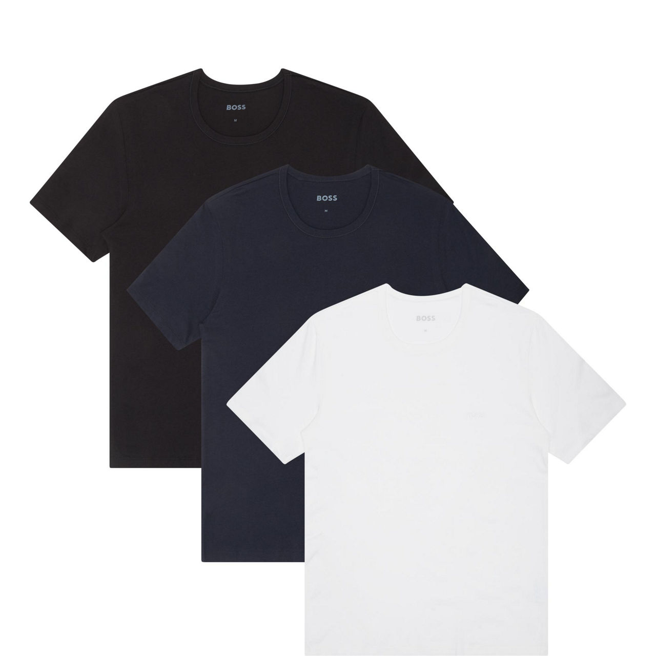 Three-Pack Mixed Colour Logo T-Shirts