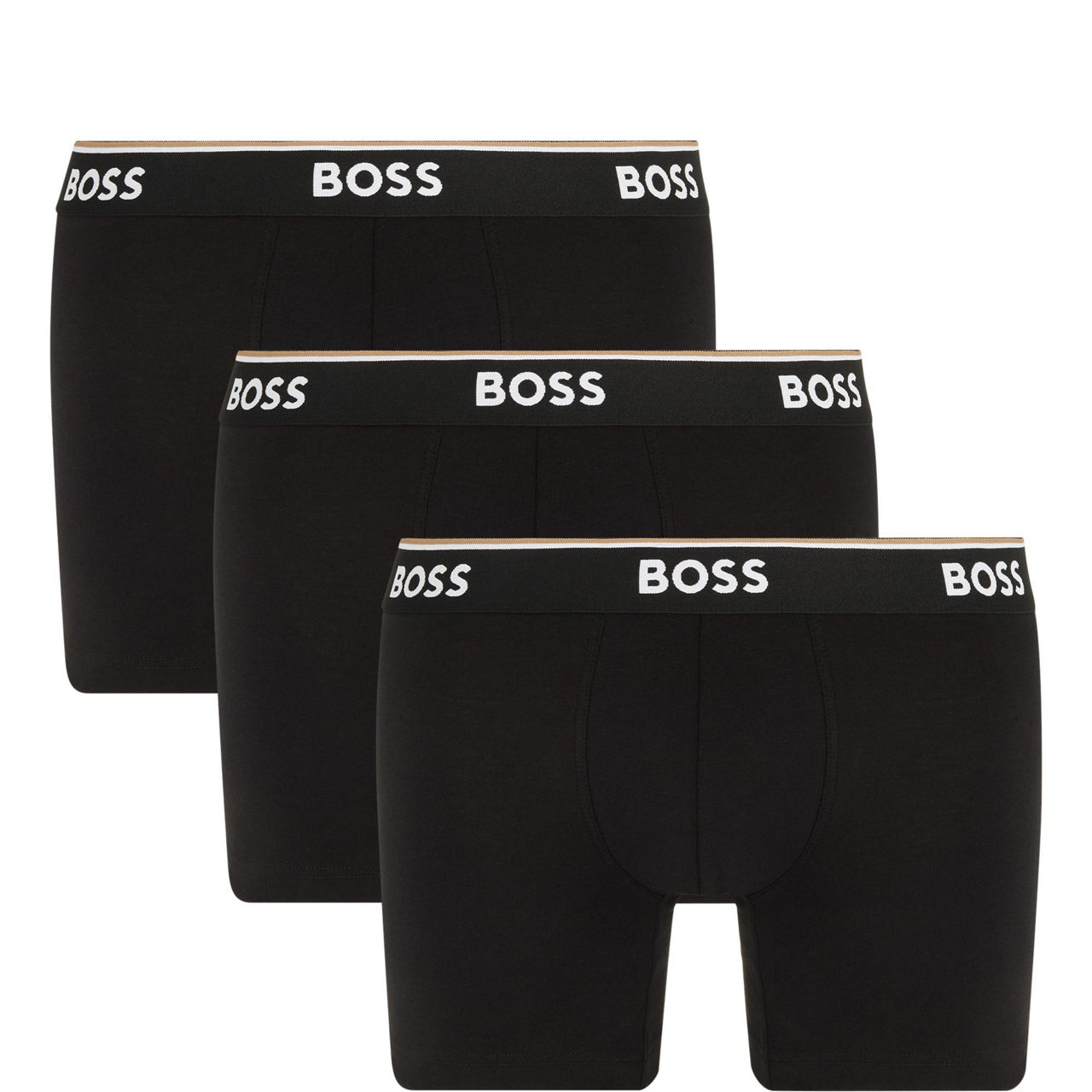 Three-Pack Solid Colour Boxers