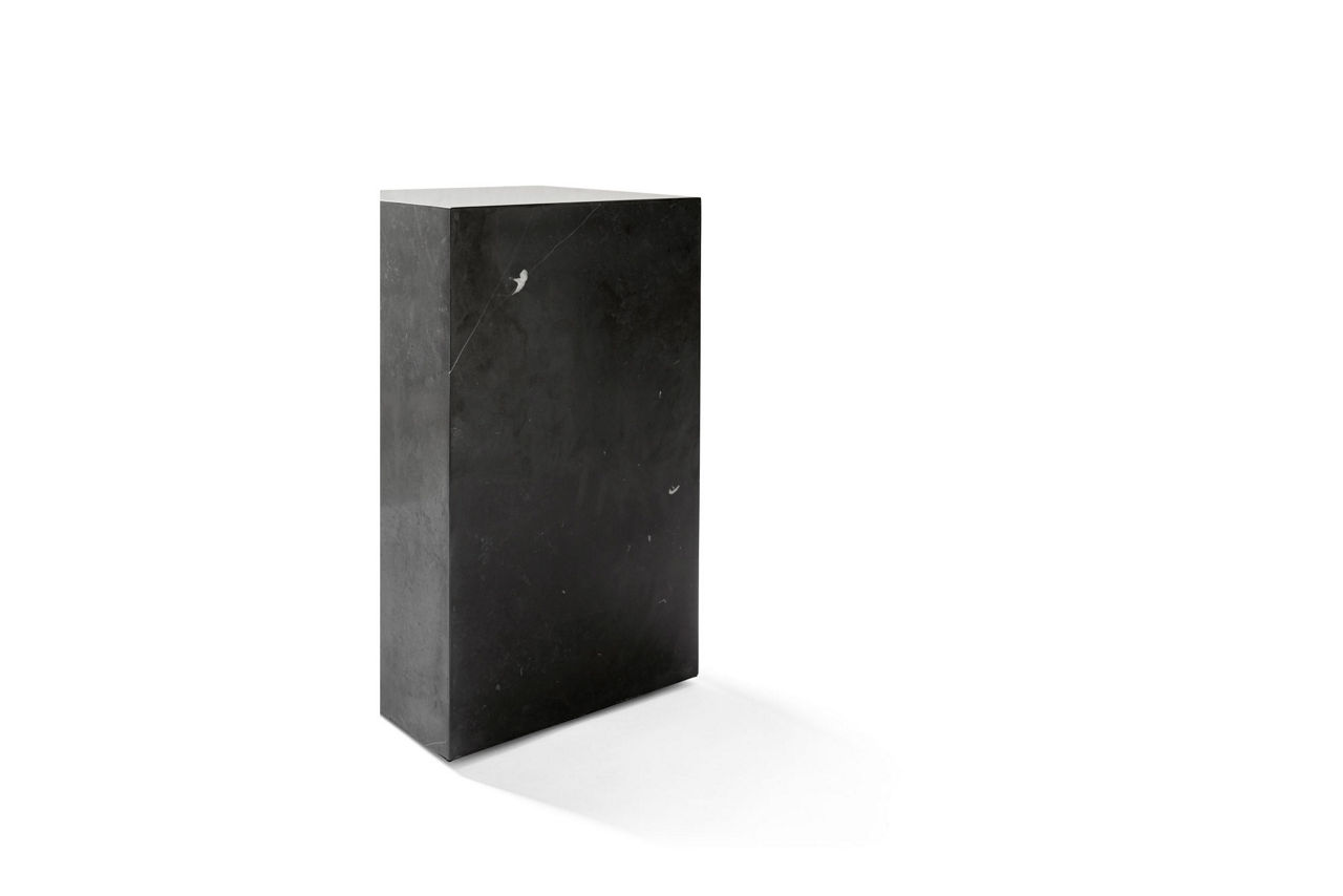Plinth Table Tall Black