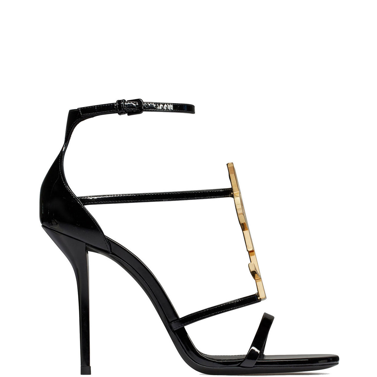 Cassandra 100 YSL Monogram Heeled Sandals