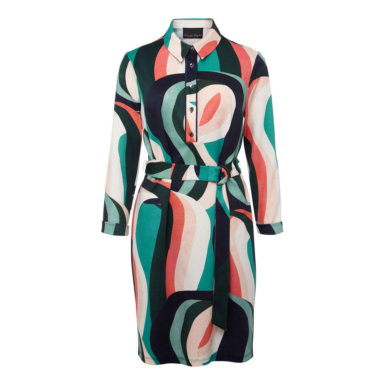 strapless open back dress Sandy Swirl Midi Dress – Sister Jane main image 1