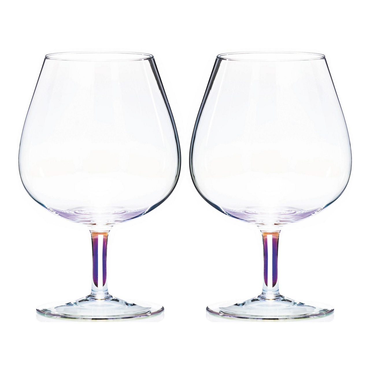 Unicorn Lustre Brandy Pair Unicorn Lustre Brandy Pair