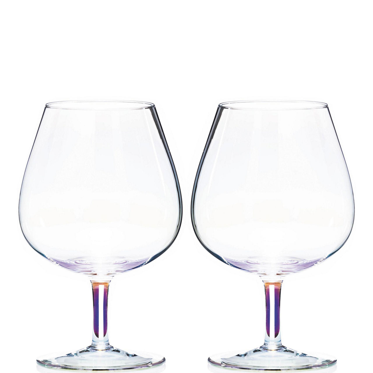 Unicorn Lustre Brandy Pair
