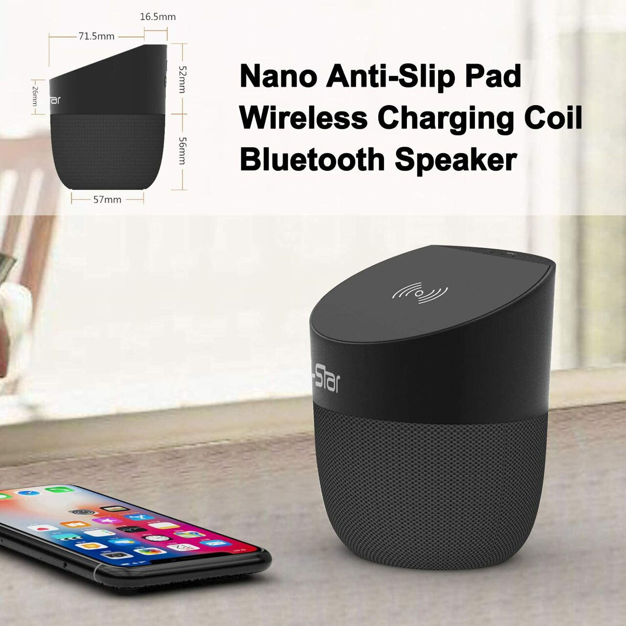 Bluetooth Speaker Wireless Charger