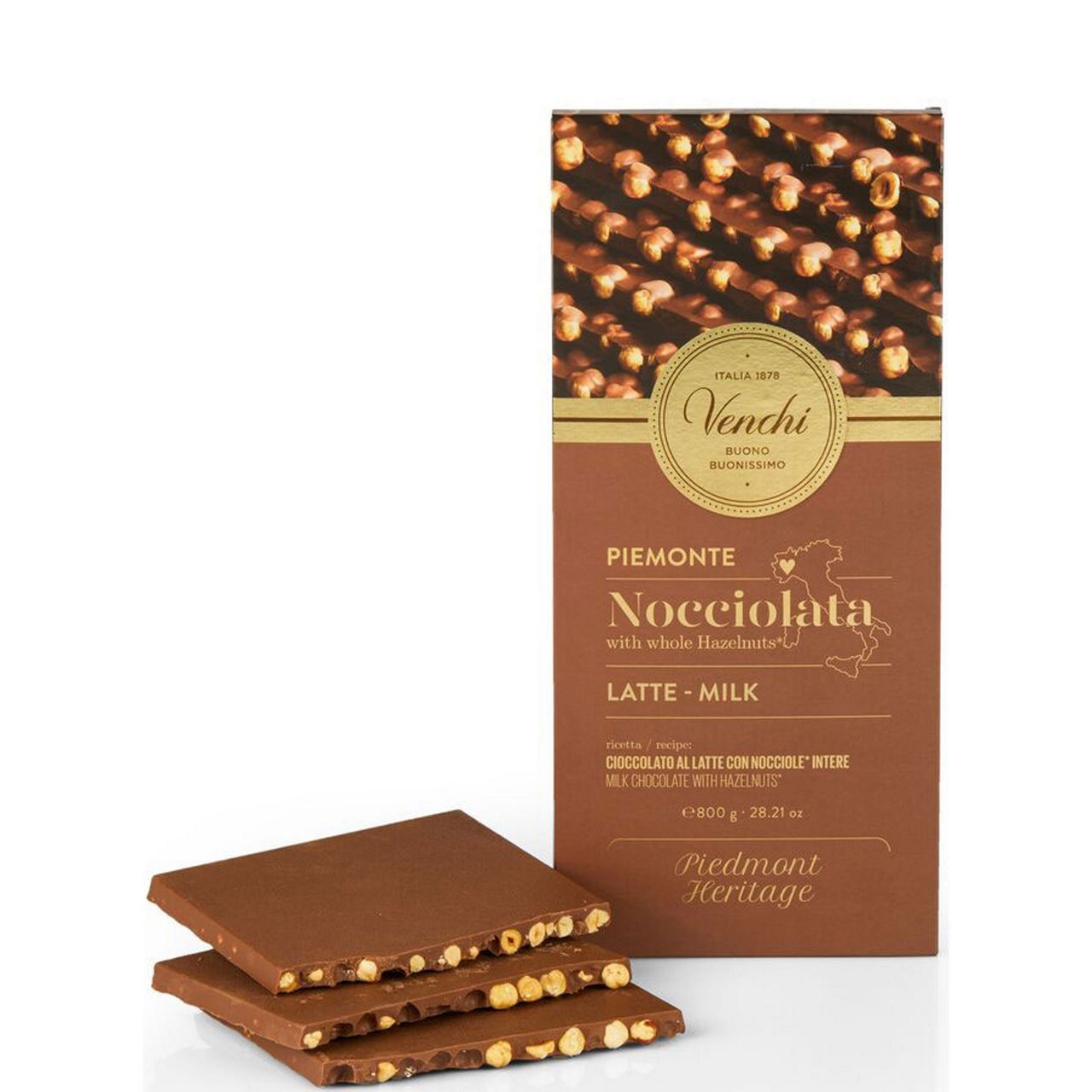 Milk Chocolate With Hazelnuts Maxi Bar 800g