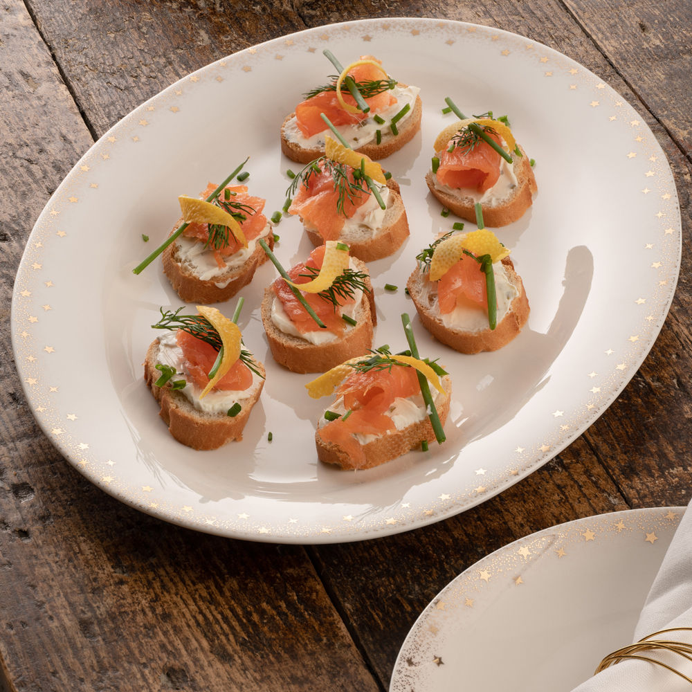 Stardust Oval Platter