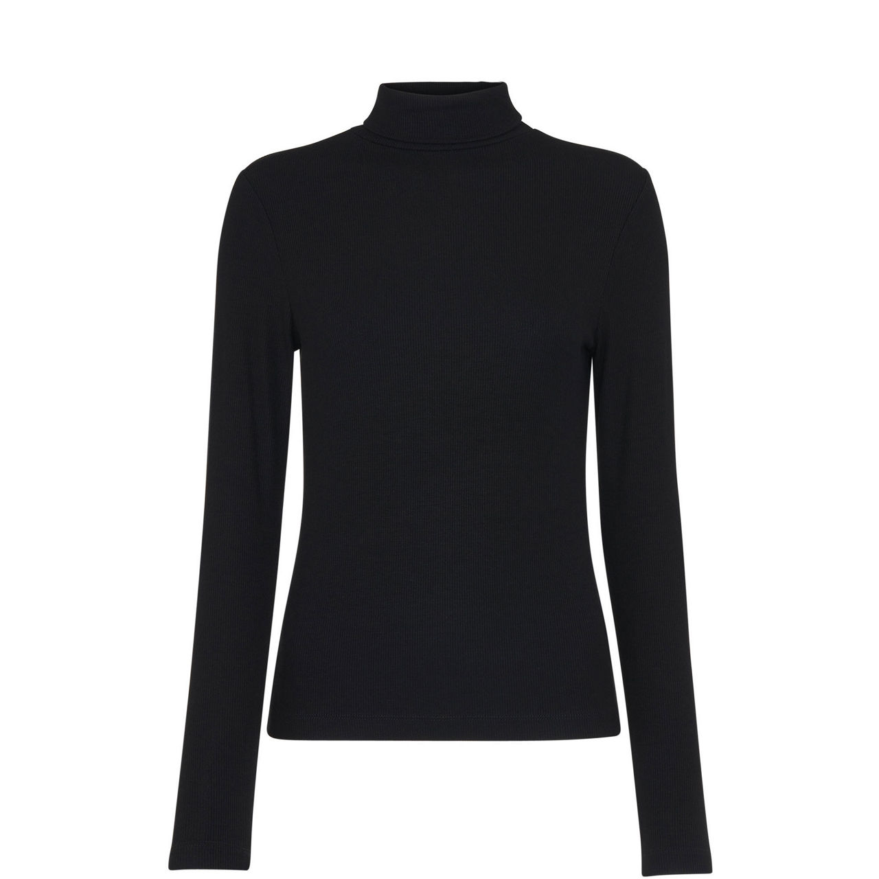 Essential Ribbed Polo Neck