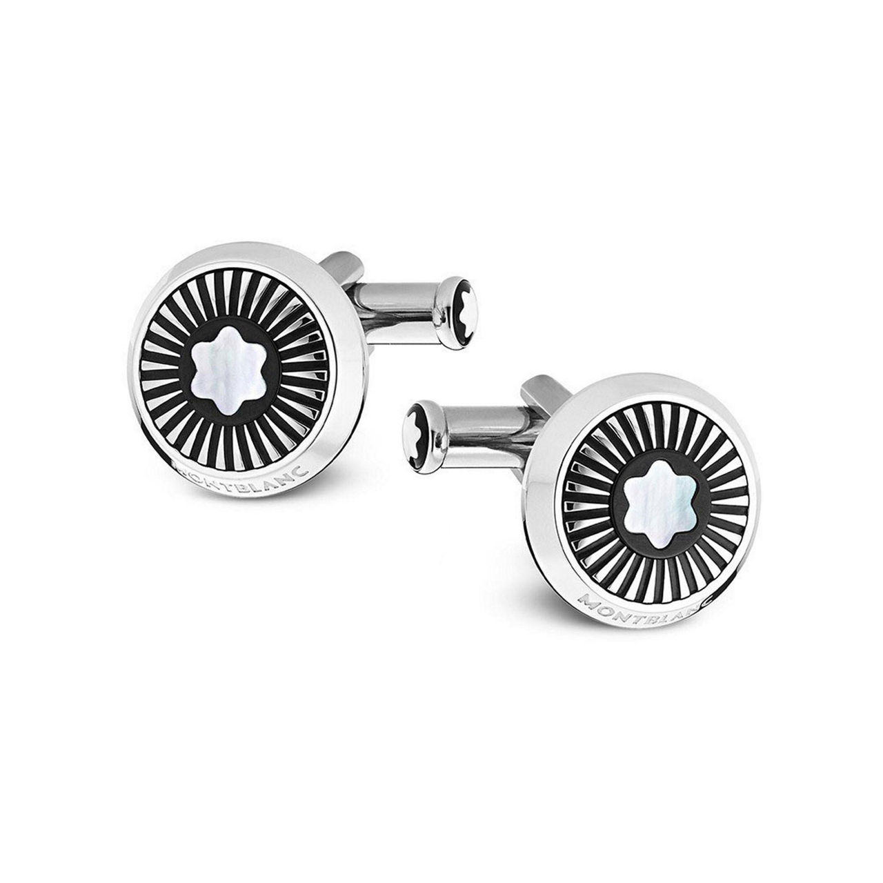 Round Ray Stainless Steel Cufflinks Round Ray Stainless Steel Cufflinks
