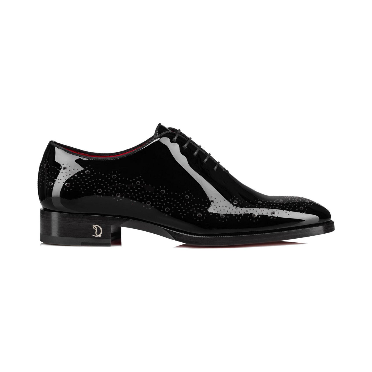 Patent Leather Mens White Christian Louboutin Dress Shoes