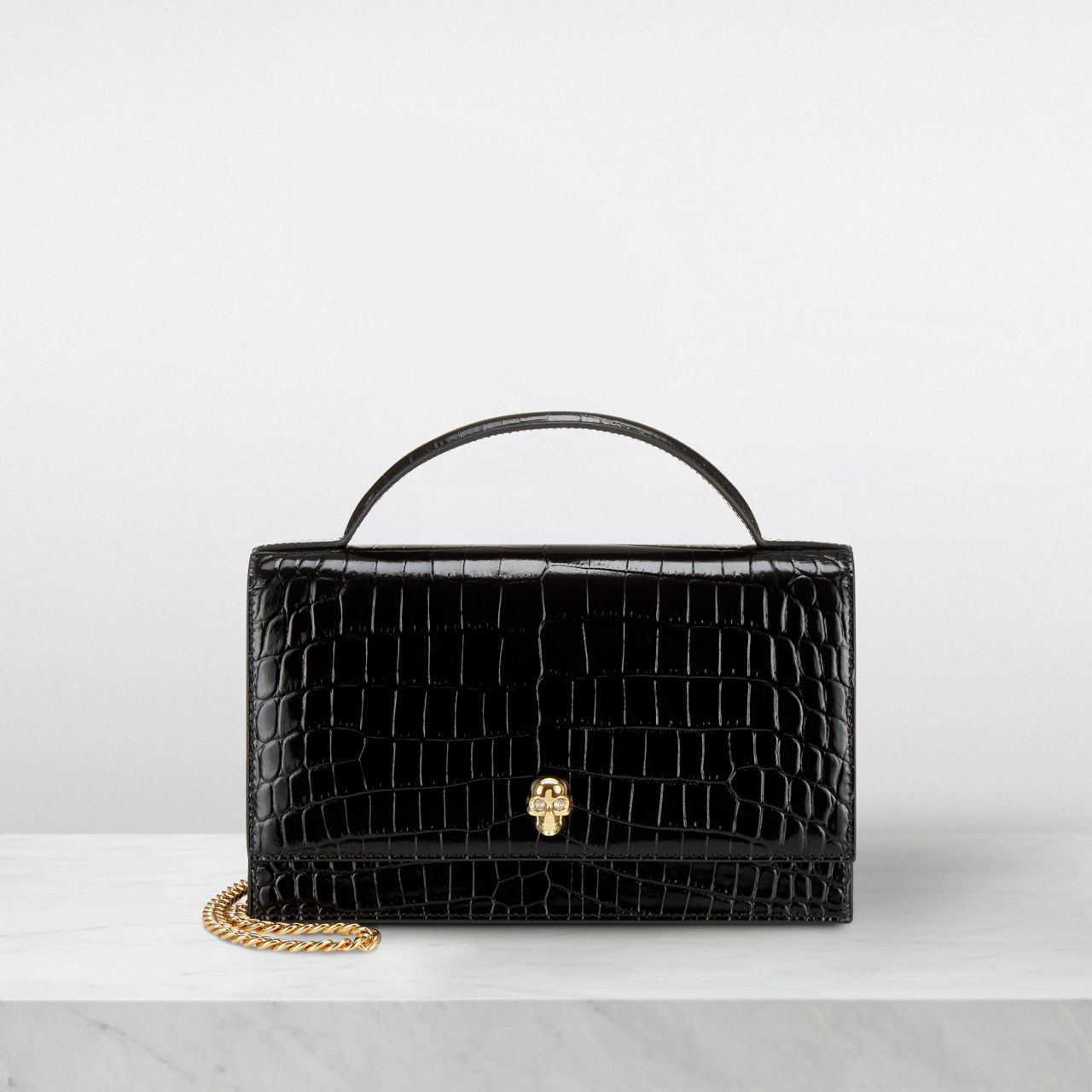 Leather Handbags Alexander Mcqueen Skull Bag Alexander McQueen