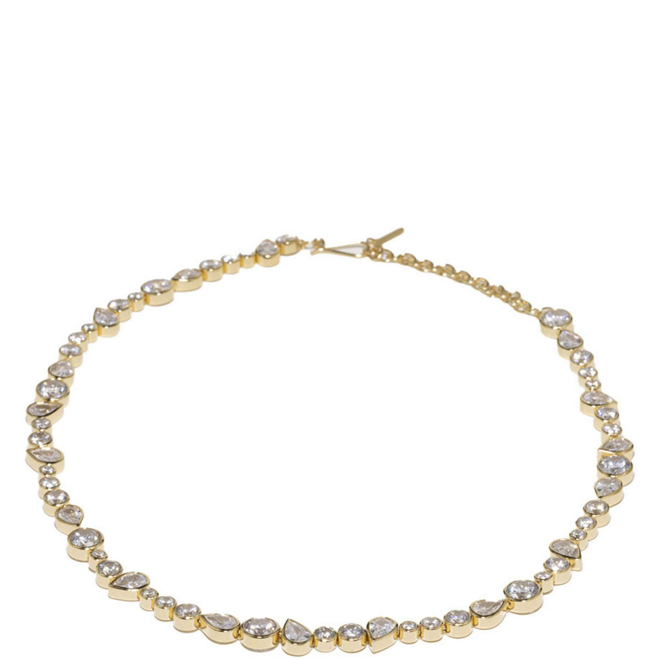 Gold Vermeil Cubic Zirconia Necklace