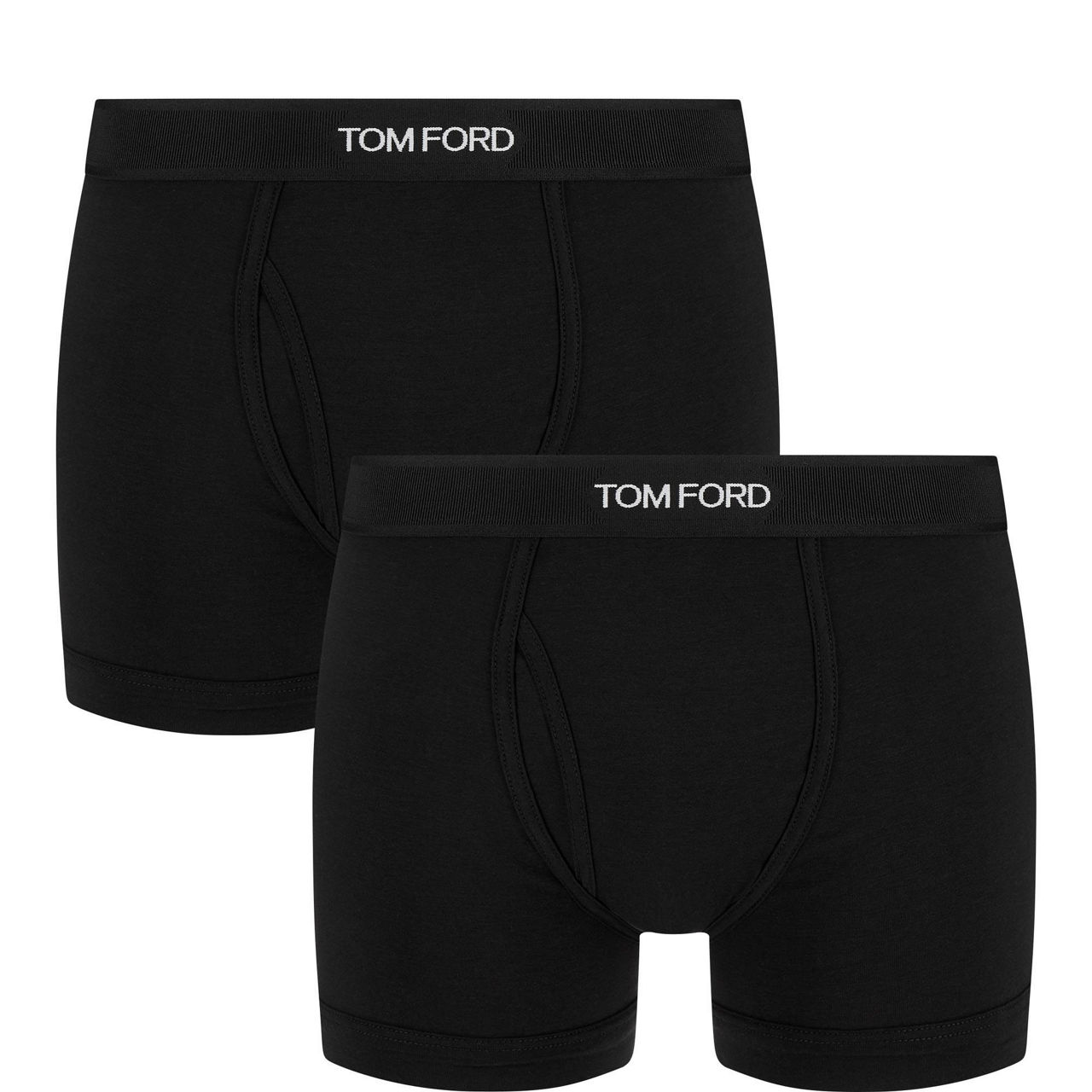 Two-Pack Logo-Waistband Boxers