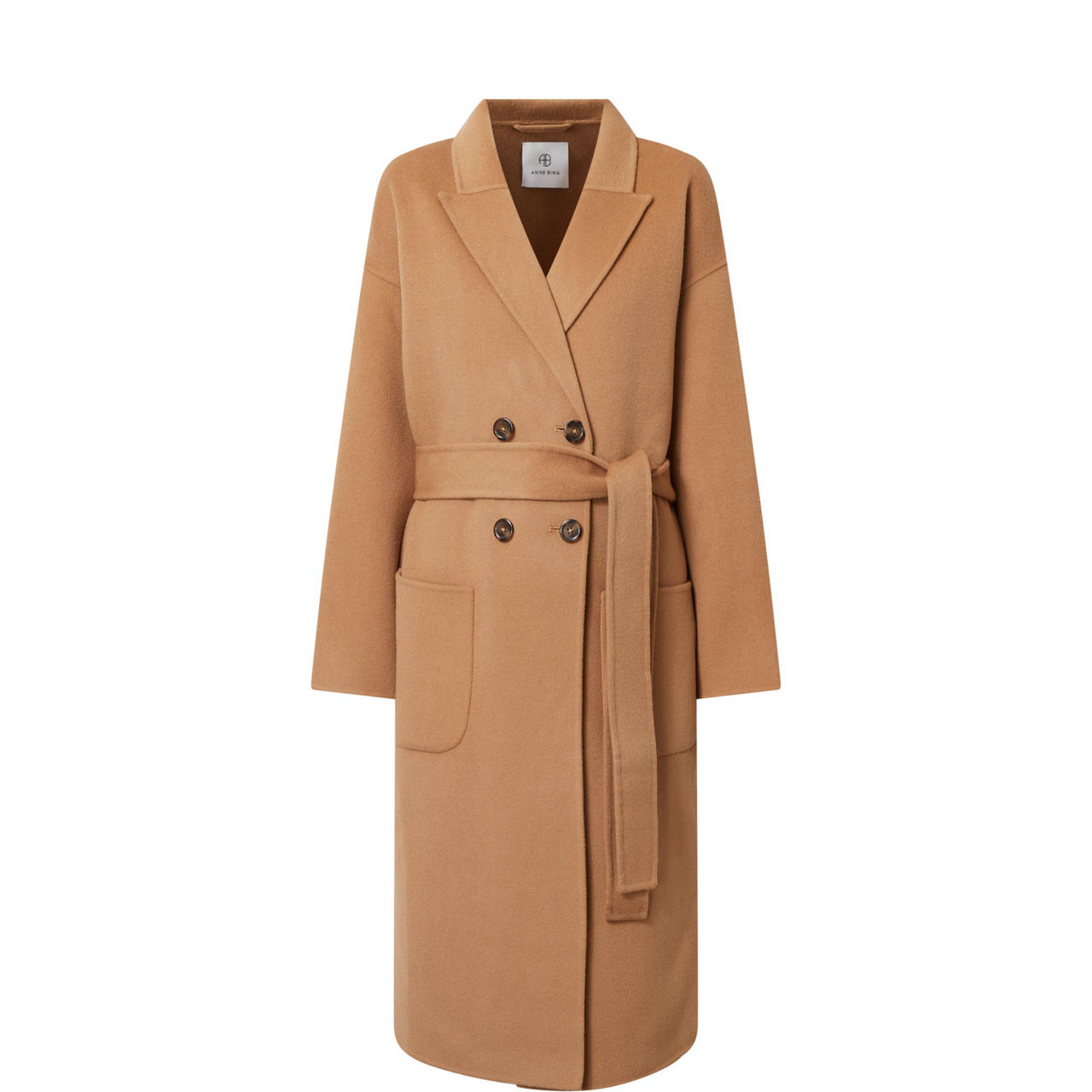 Dylan Double-Breasted Wrap Coat