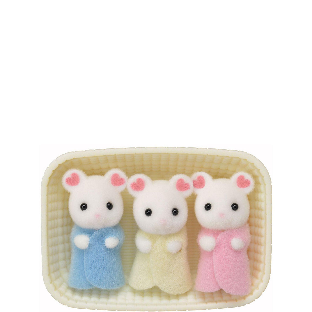 Marshmallow Mouse Triplets