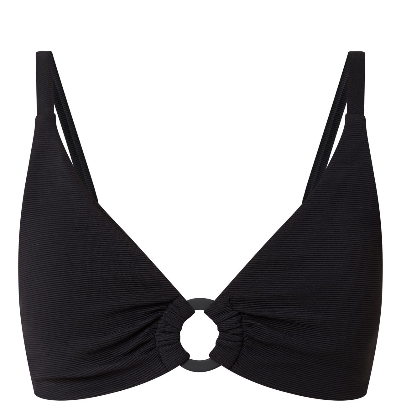 Isla Ribbed Triangle Bikini Top