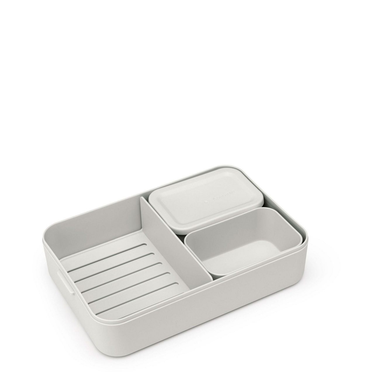 Make & Take Lunch Box Bento, Large - Light Grey