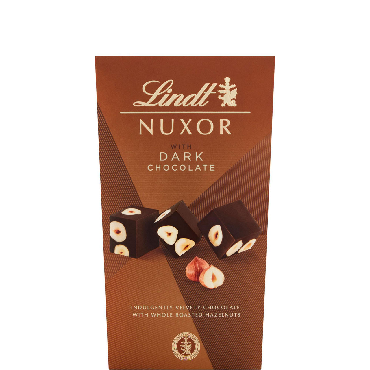Nuxor With Dark Chocolate And Whole Roasted Hazelnuts Box 165g