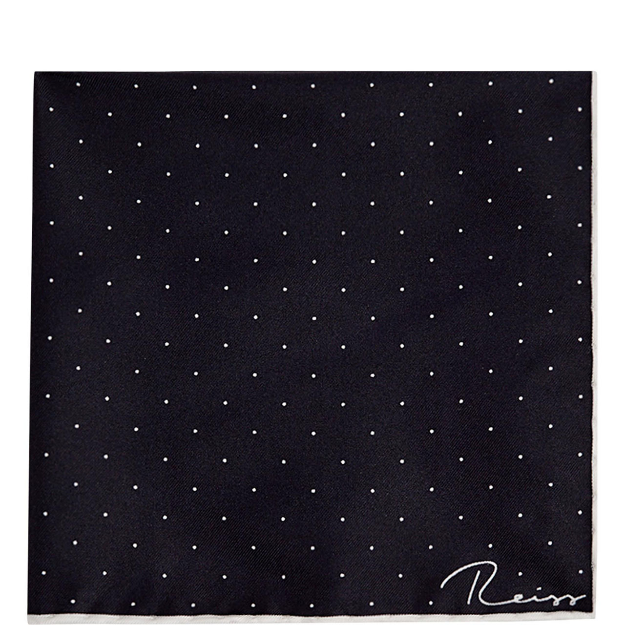 Liam Polka Dot Silk Pocket Square