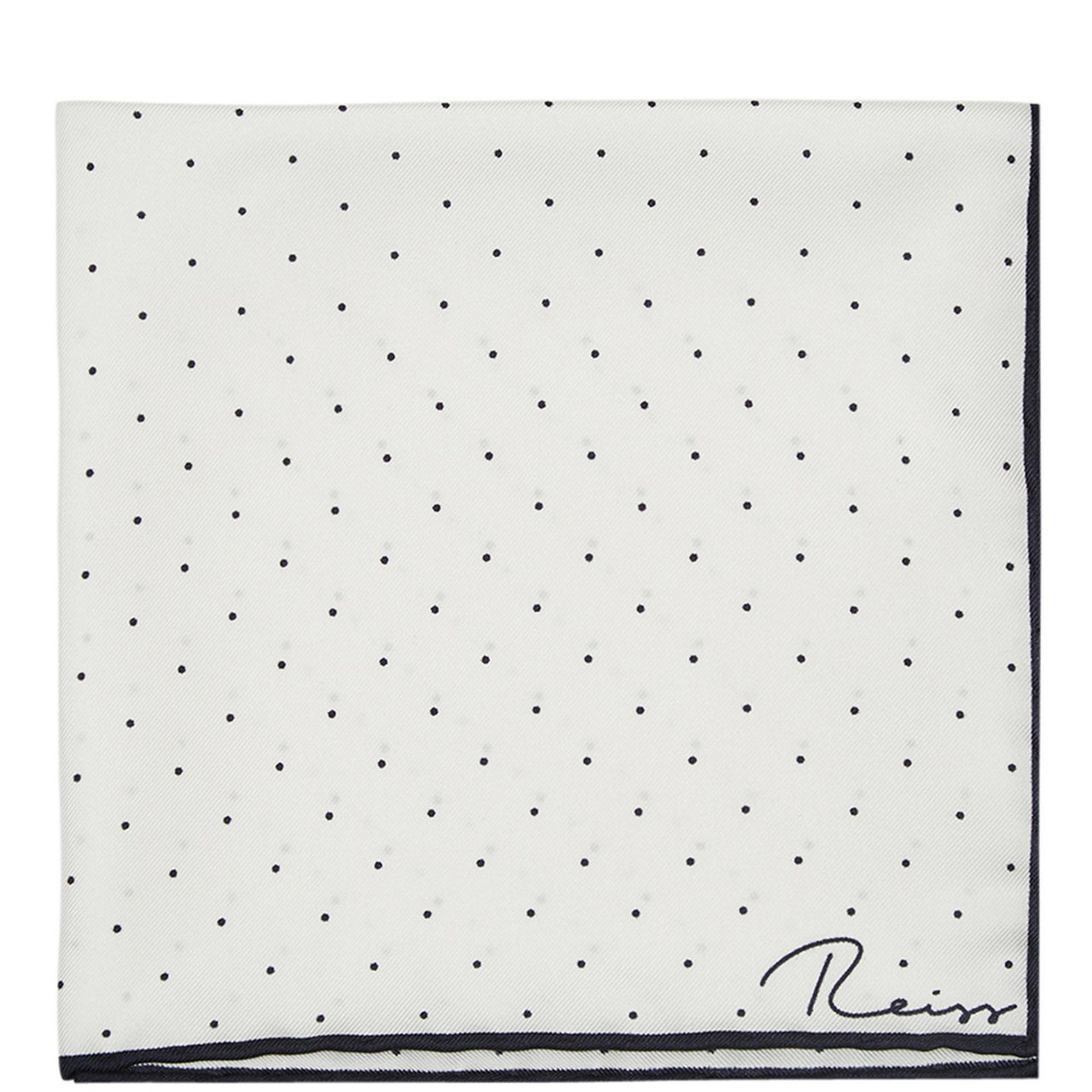 Liam Polka Dot Silk Pocket Square