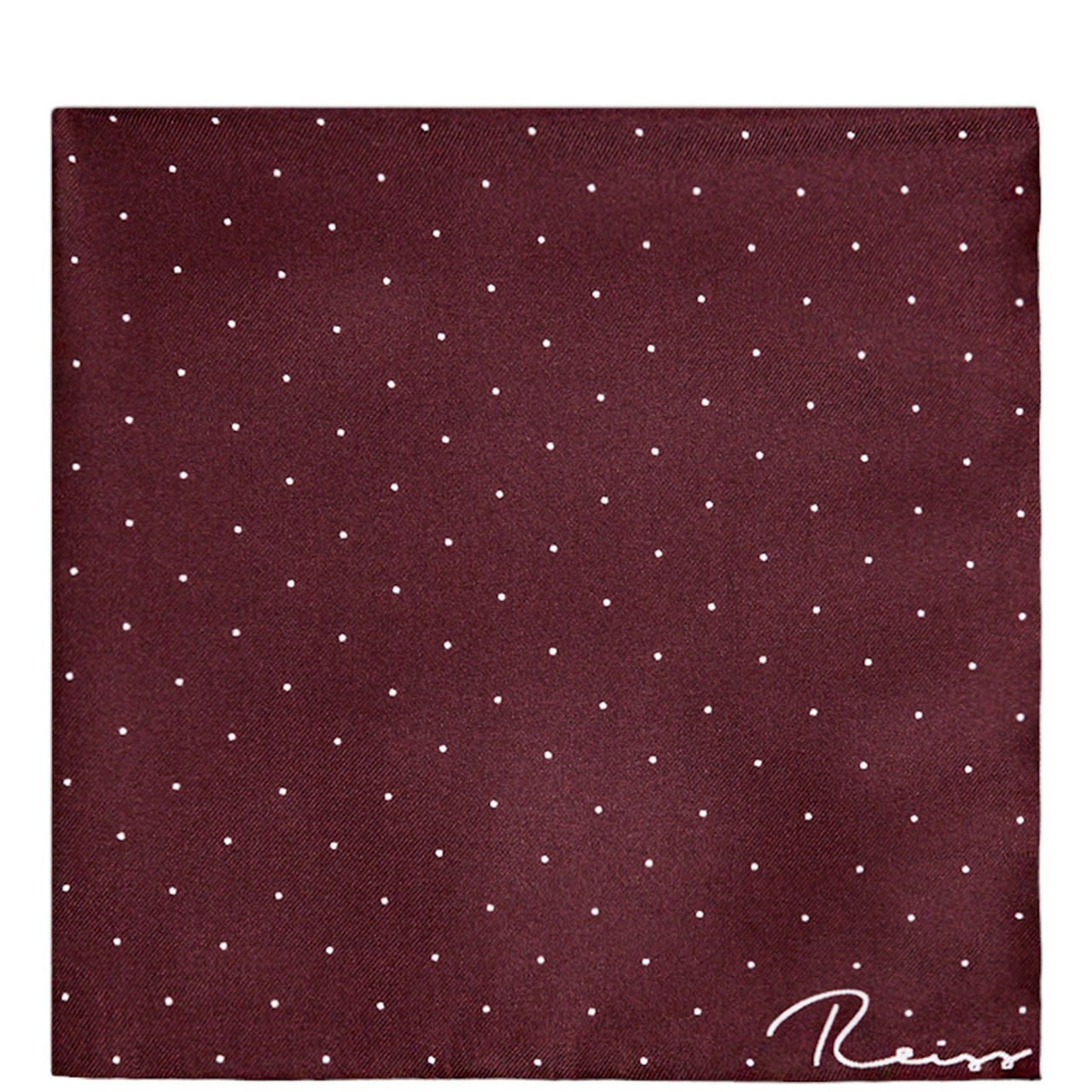 Liam Polka Dot Silk Pocket Square