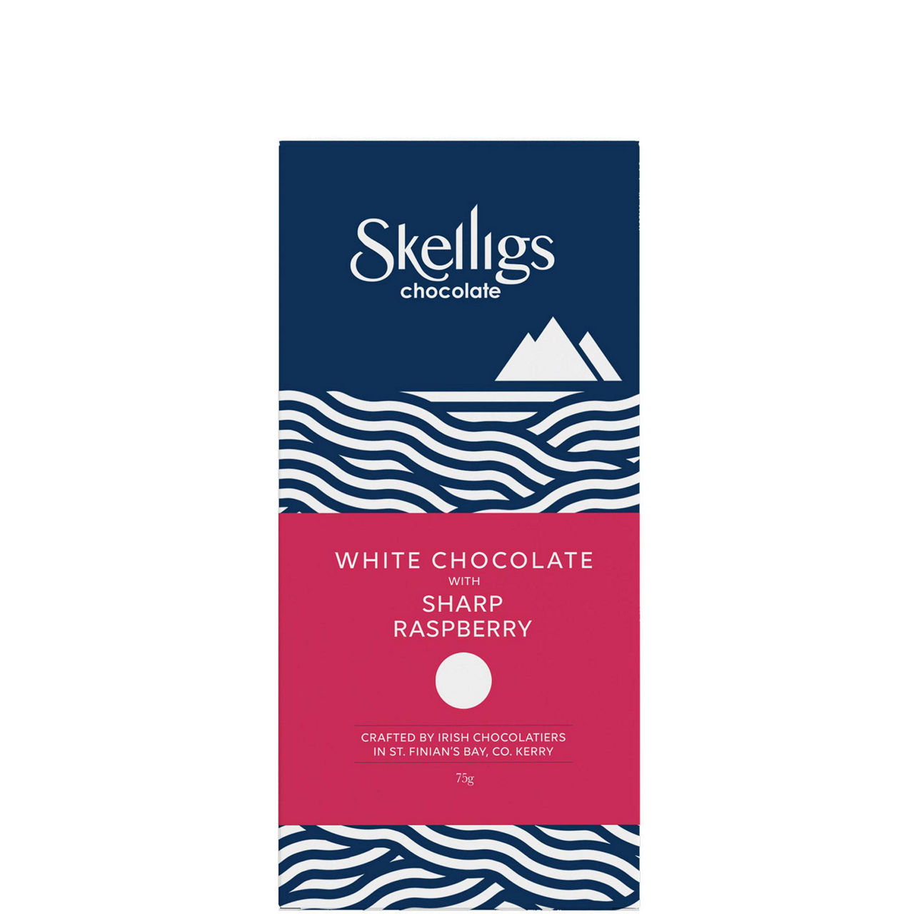 Sharp Raspberry and White Chocolate Bar 75g