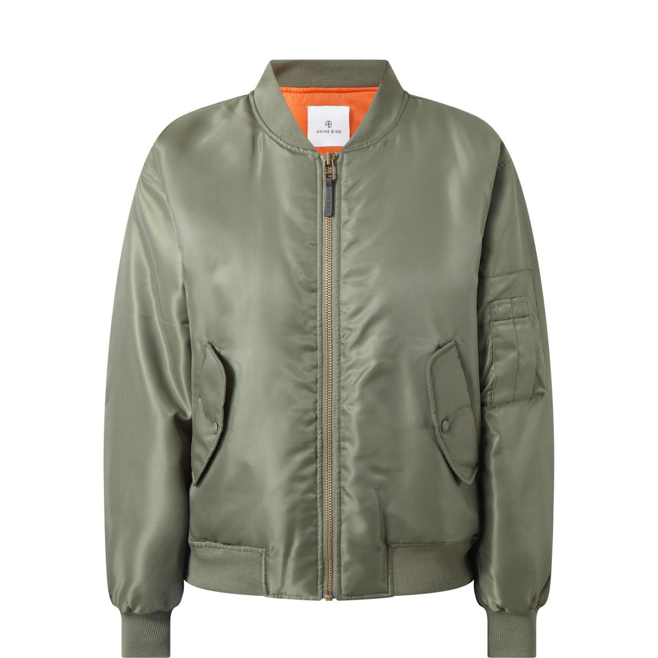 Leon Zip-Through Bomber Jacket