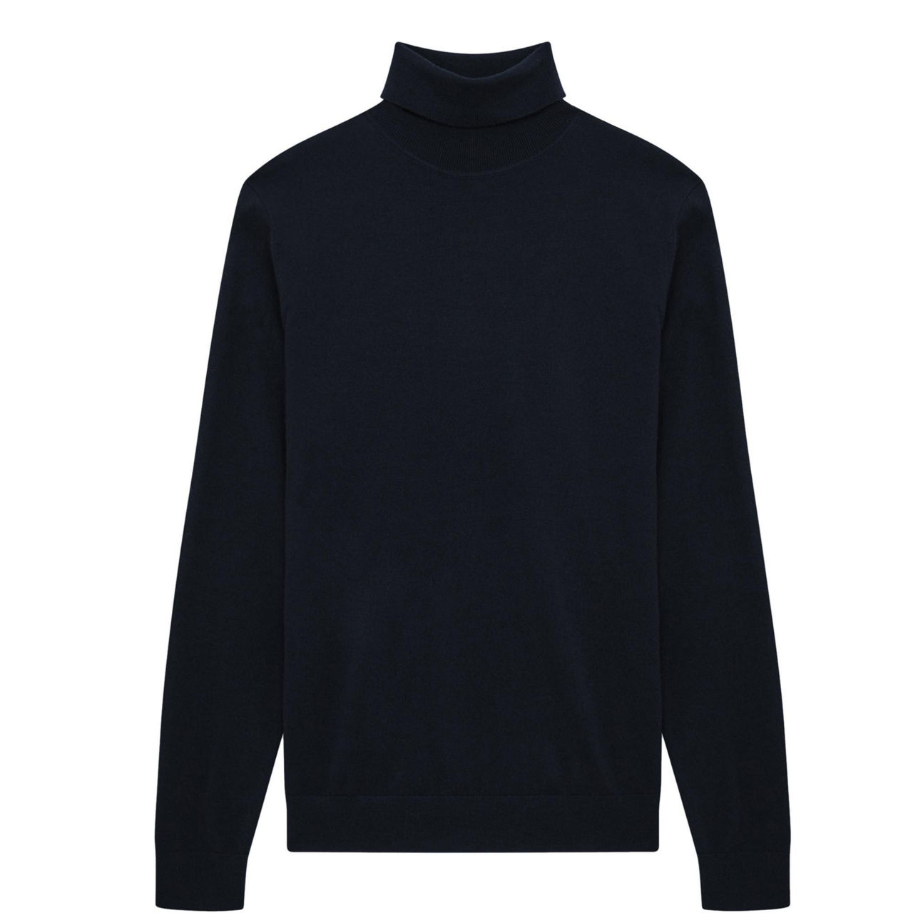 Caine Merino Wool Funnel Neck Sweater