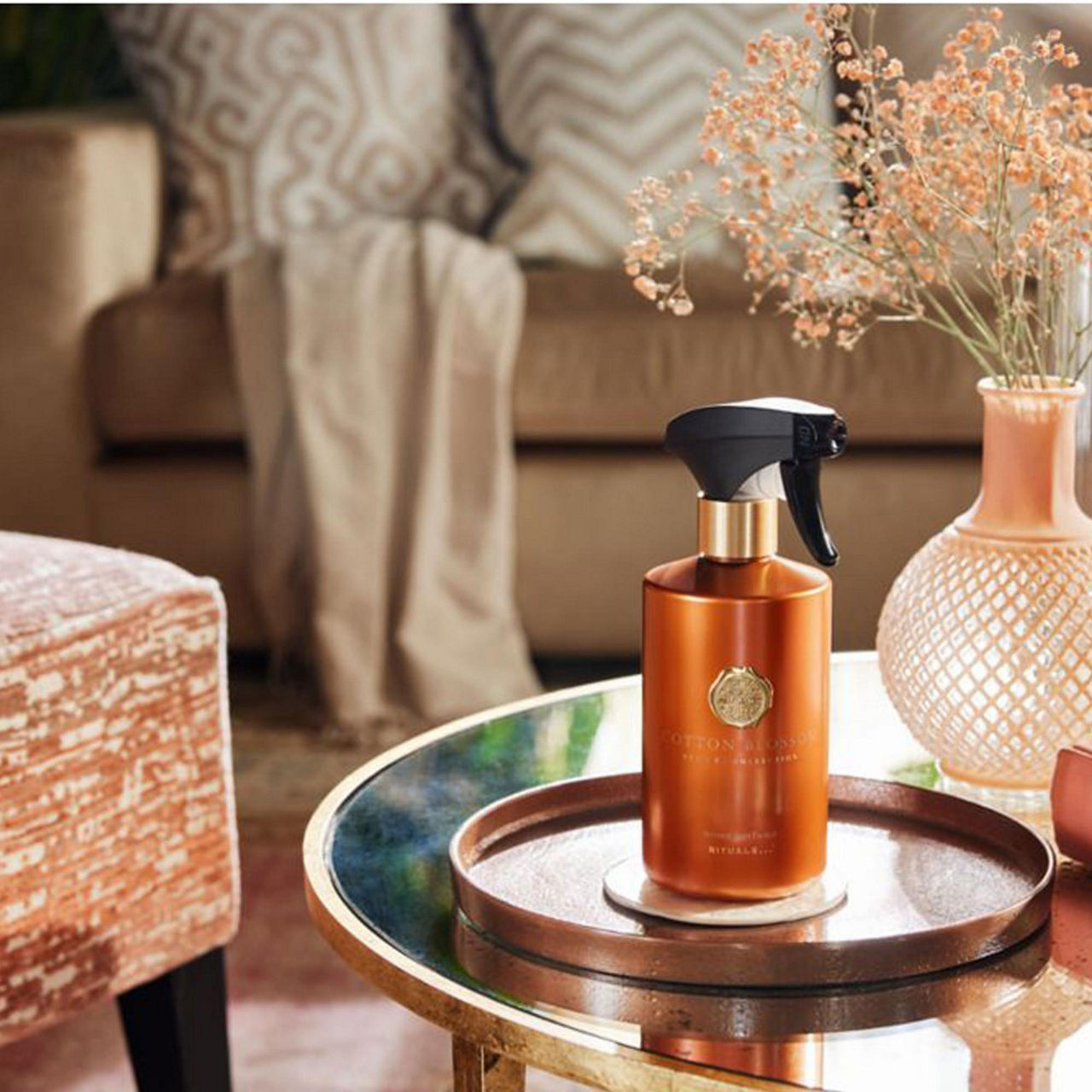 Bougie Parfumée Rituals – Cotton Blossom, Blanche, Mèche Standard, Neuve