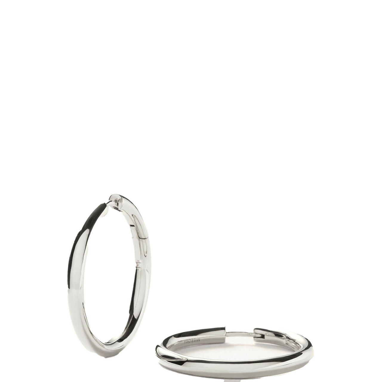 Classic Tunnel Large Hoop Earrings