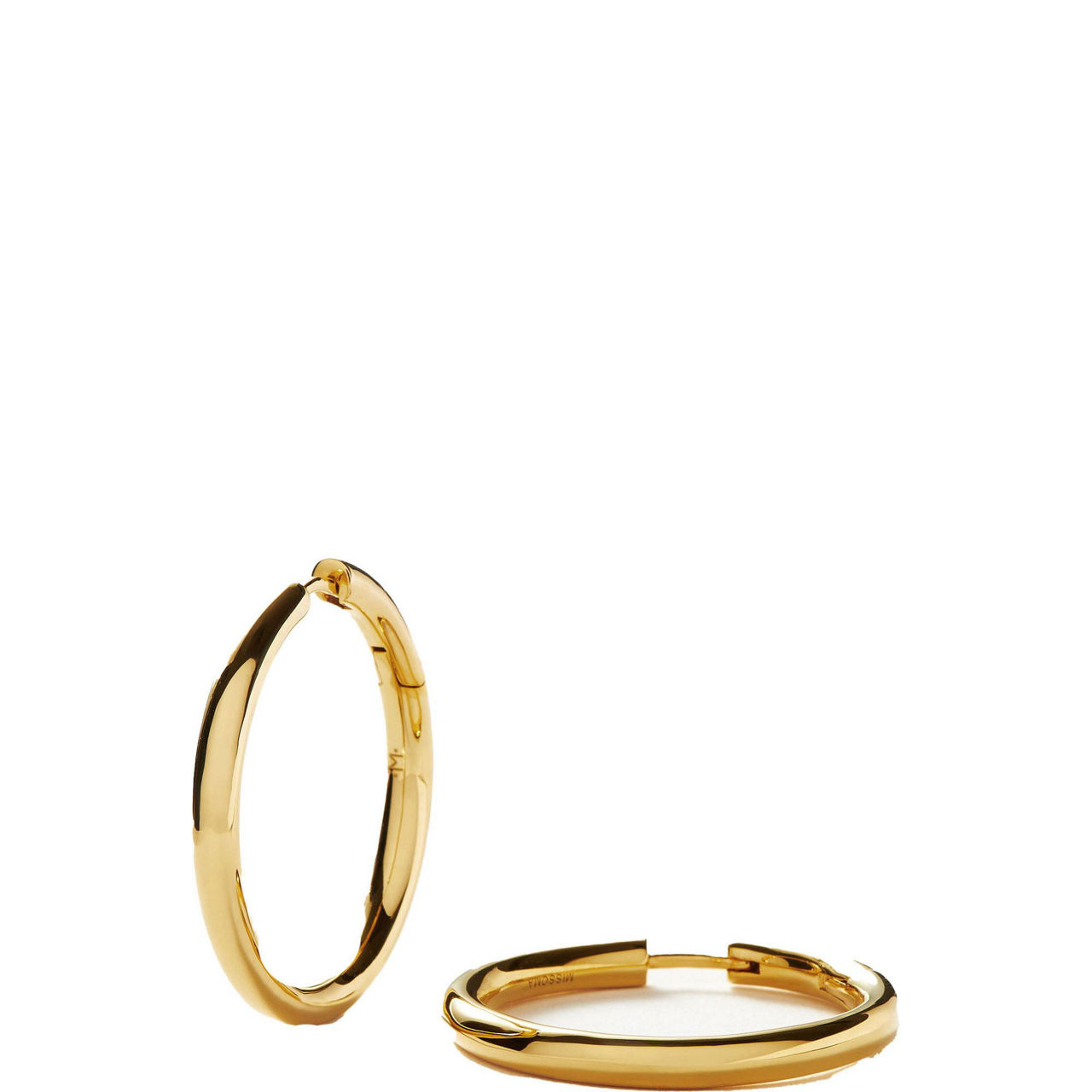 Classic Tunnel Large Hoop Earrings