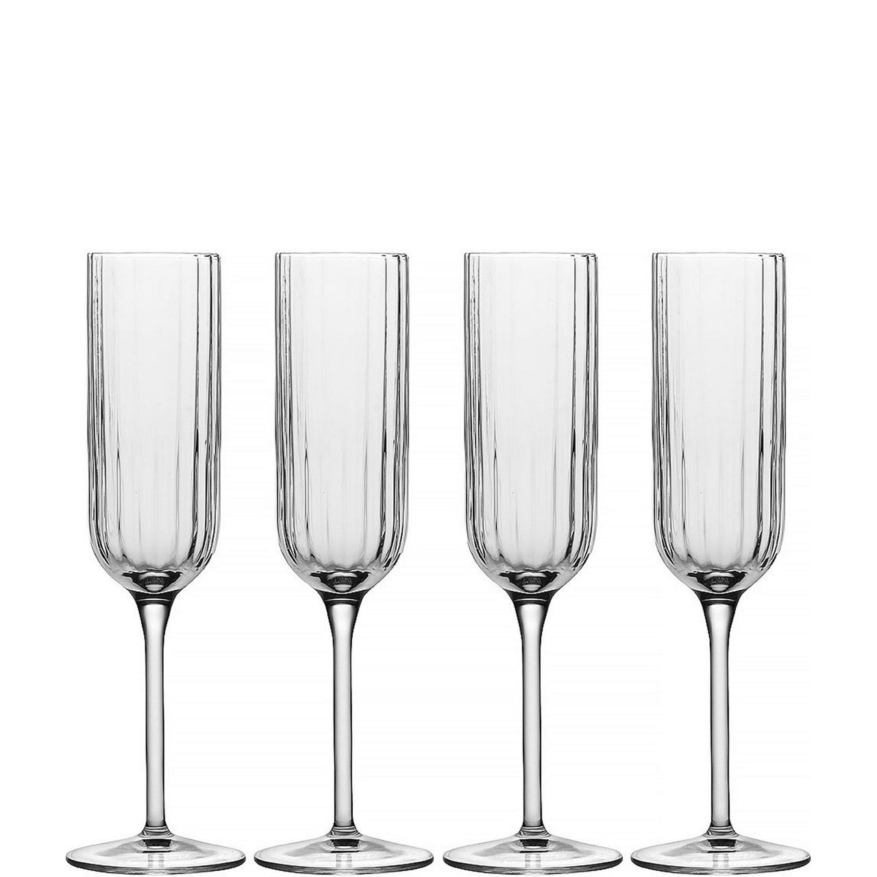 Bach Flute Sparkling Wine Glasses Set of 4