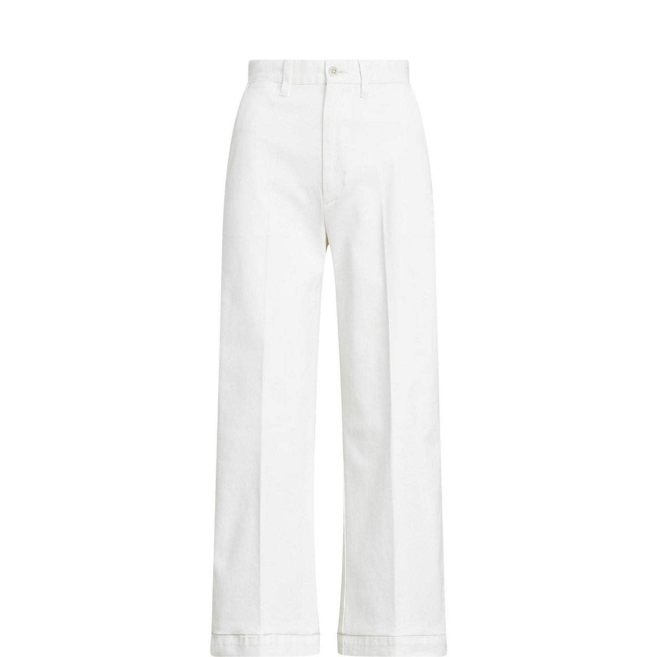 Chino Wide-Leg Trousers