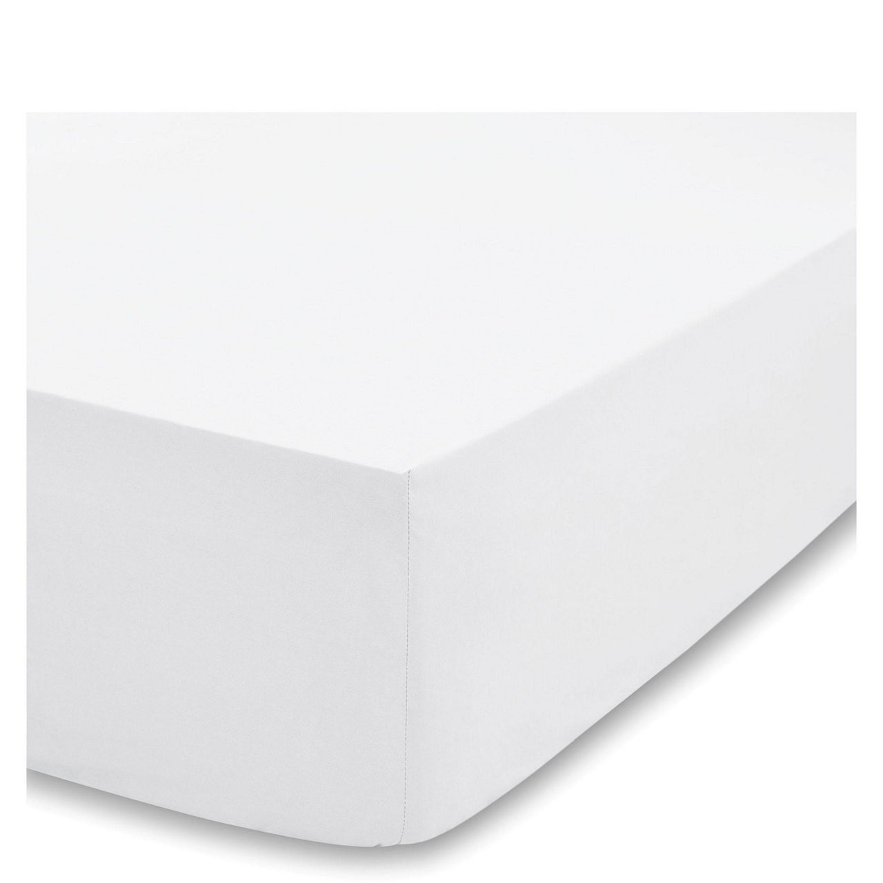 200 Thread Count Cooling Tencel Fitted Sheet White