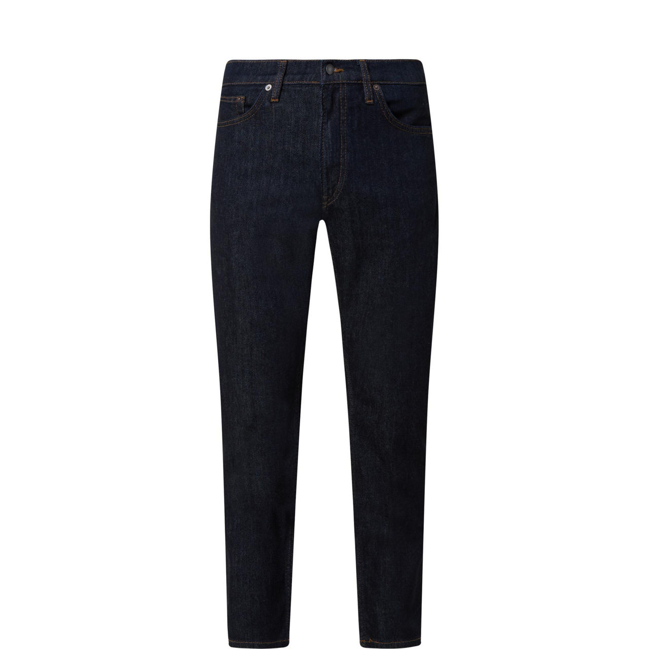 Mid-Rise Straight Leg Jeans