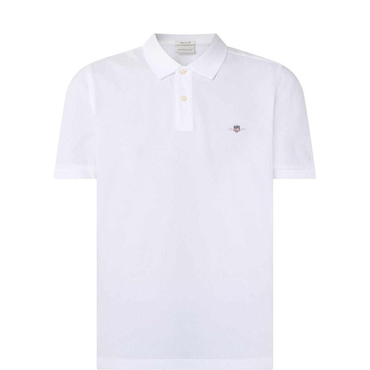 Shield Logo Pique Polo Shirt