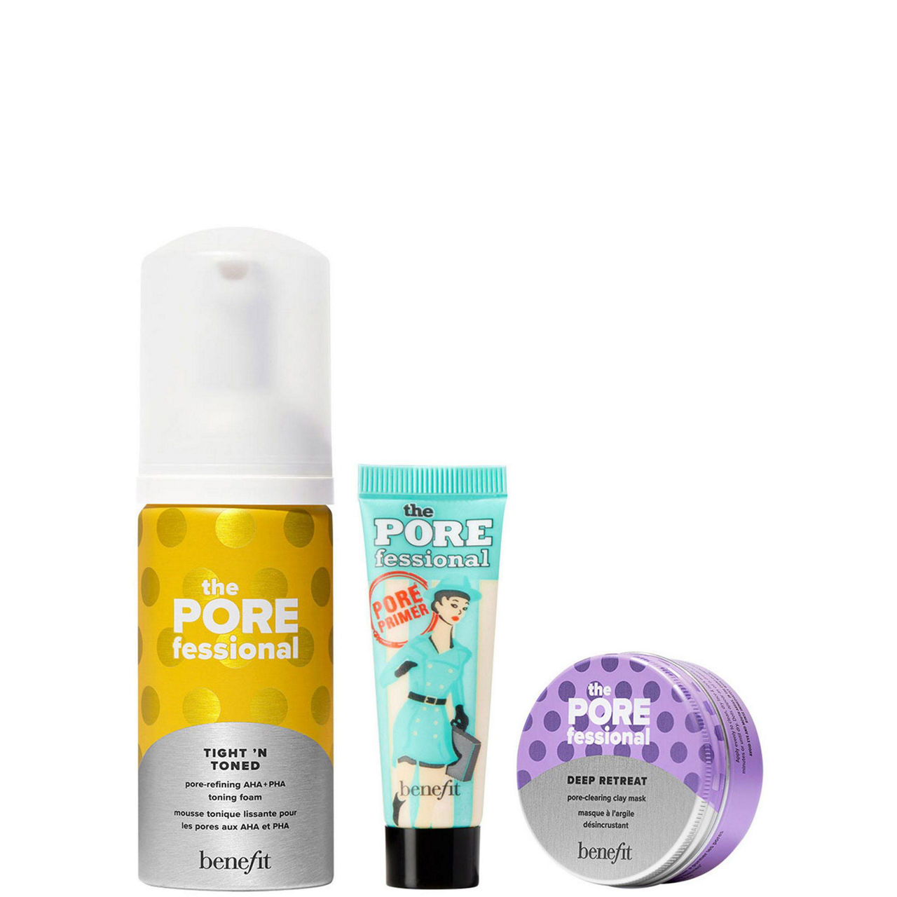 The POREfessional Package Deal mini pore primer & skincare value set