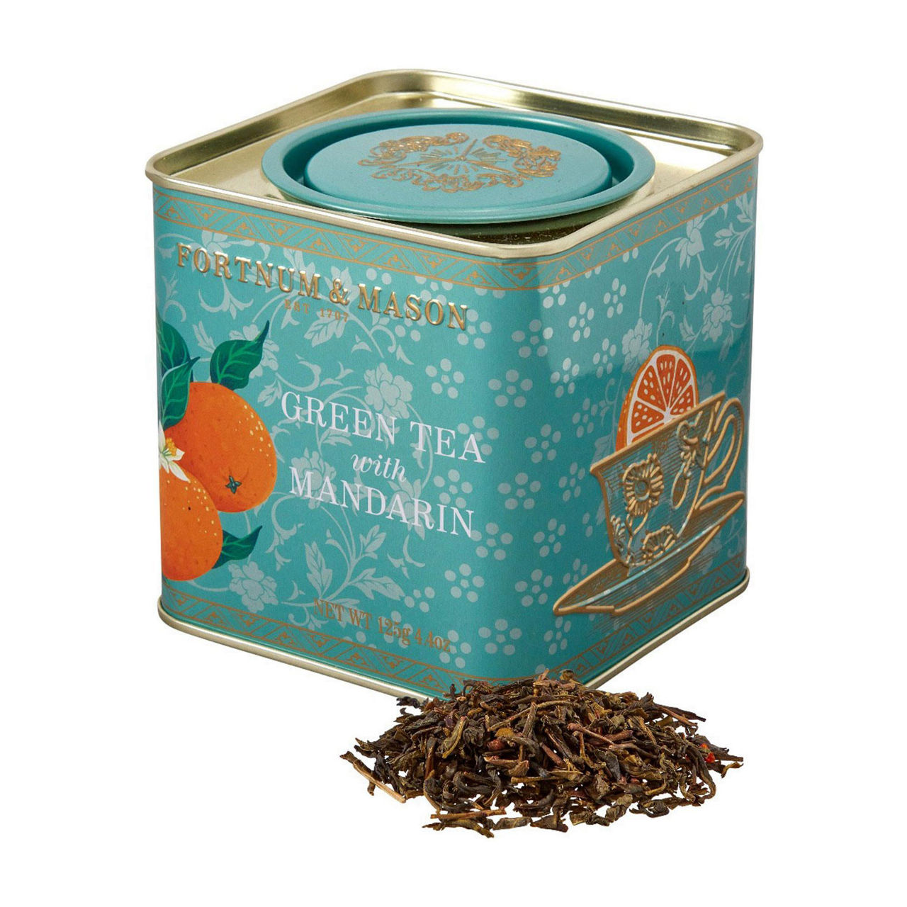 Green Tea With Mandarin Loose Leaf Tin 125g Green Tea With Mandarin Loose Leaf Tin 125g