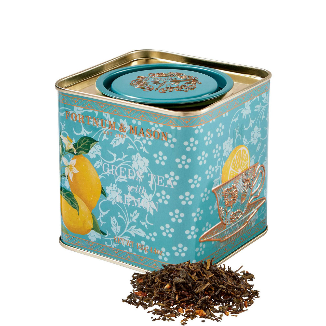 Green Tea With Lemon Loose Leaf Tin 125g