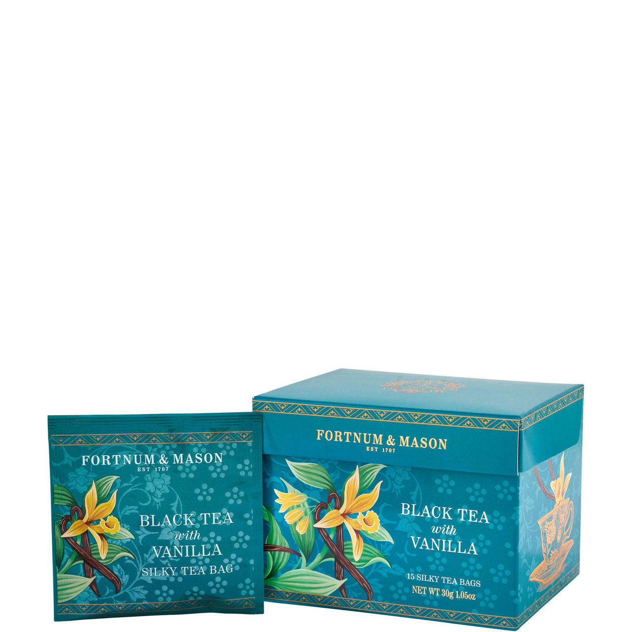 Black Tea With Vanilla 15 Silky Teabags 30g