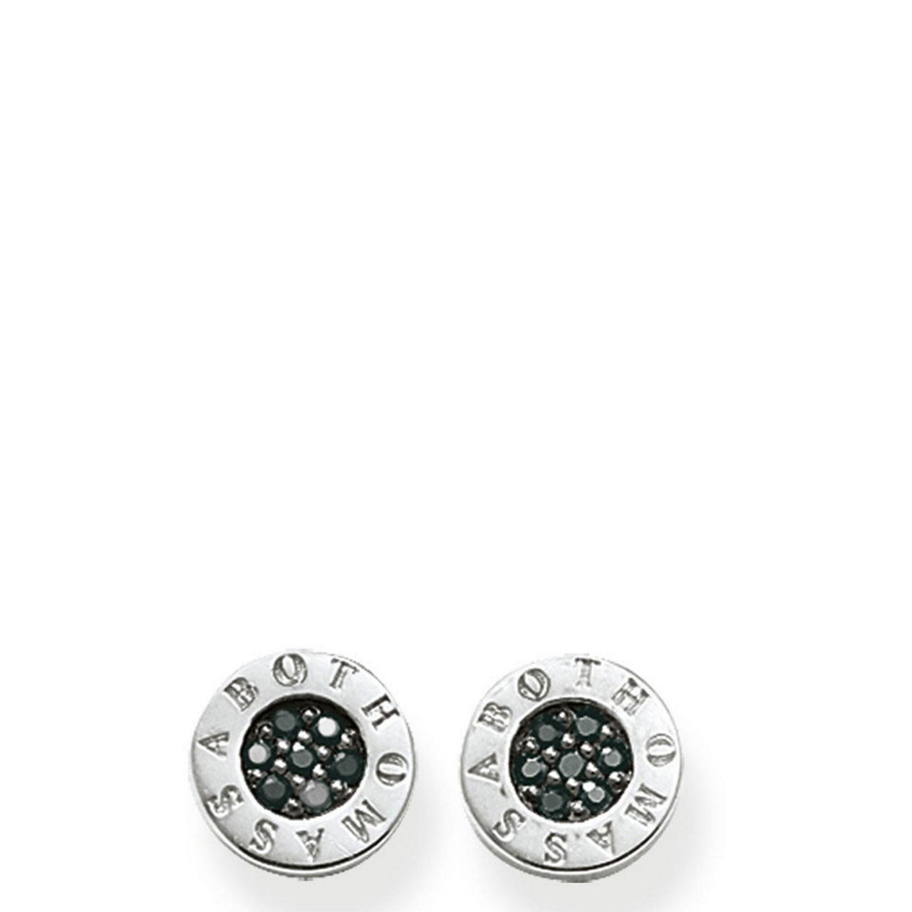 Classic Black Pavé Ear Studs