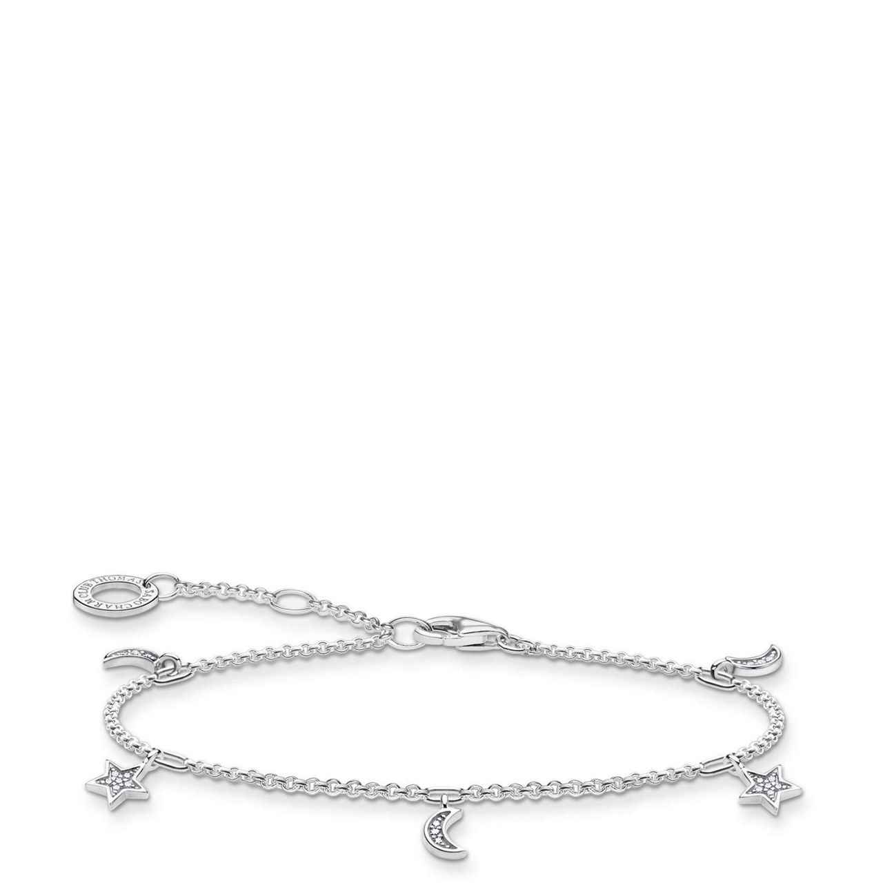 Star and Moon Charm Pendant