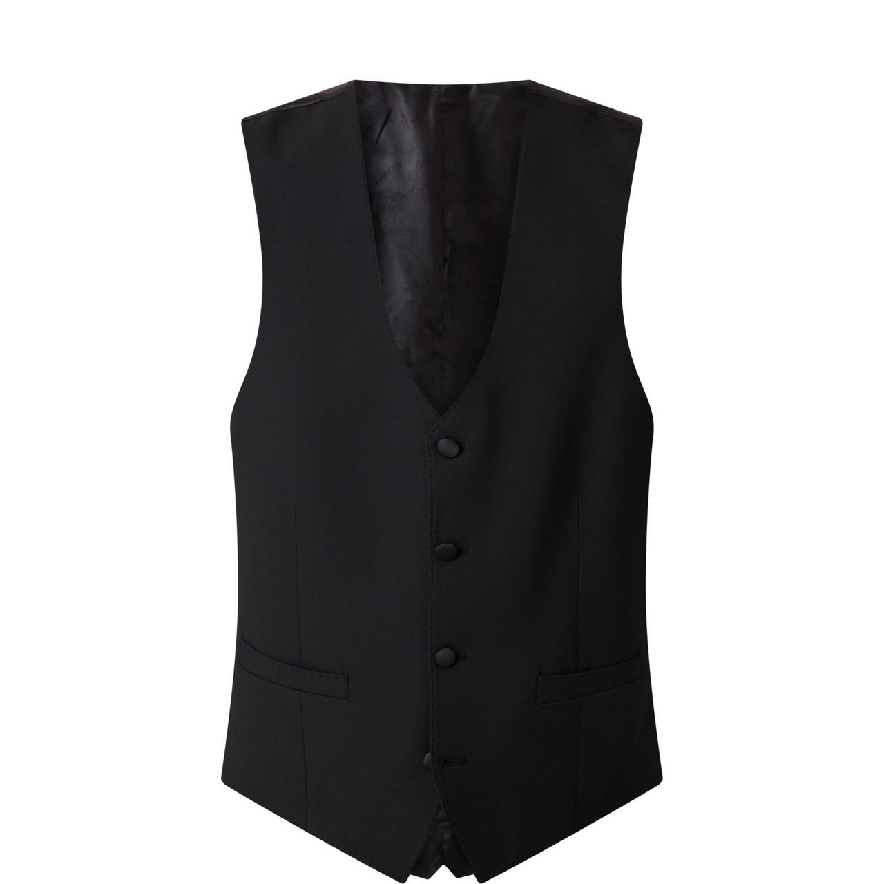 Single-Breasted Tuxedo Waistcoat