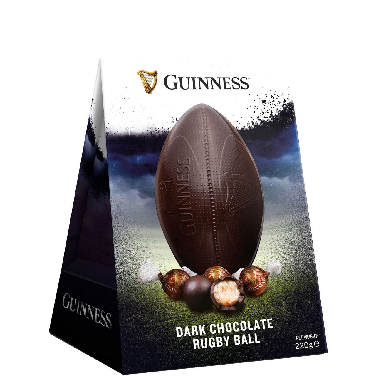 Guinness Chocolate Rugby Ball With Truffles Easter Egg