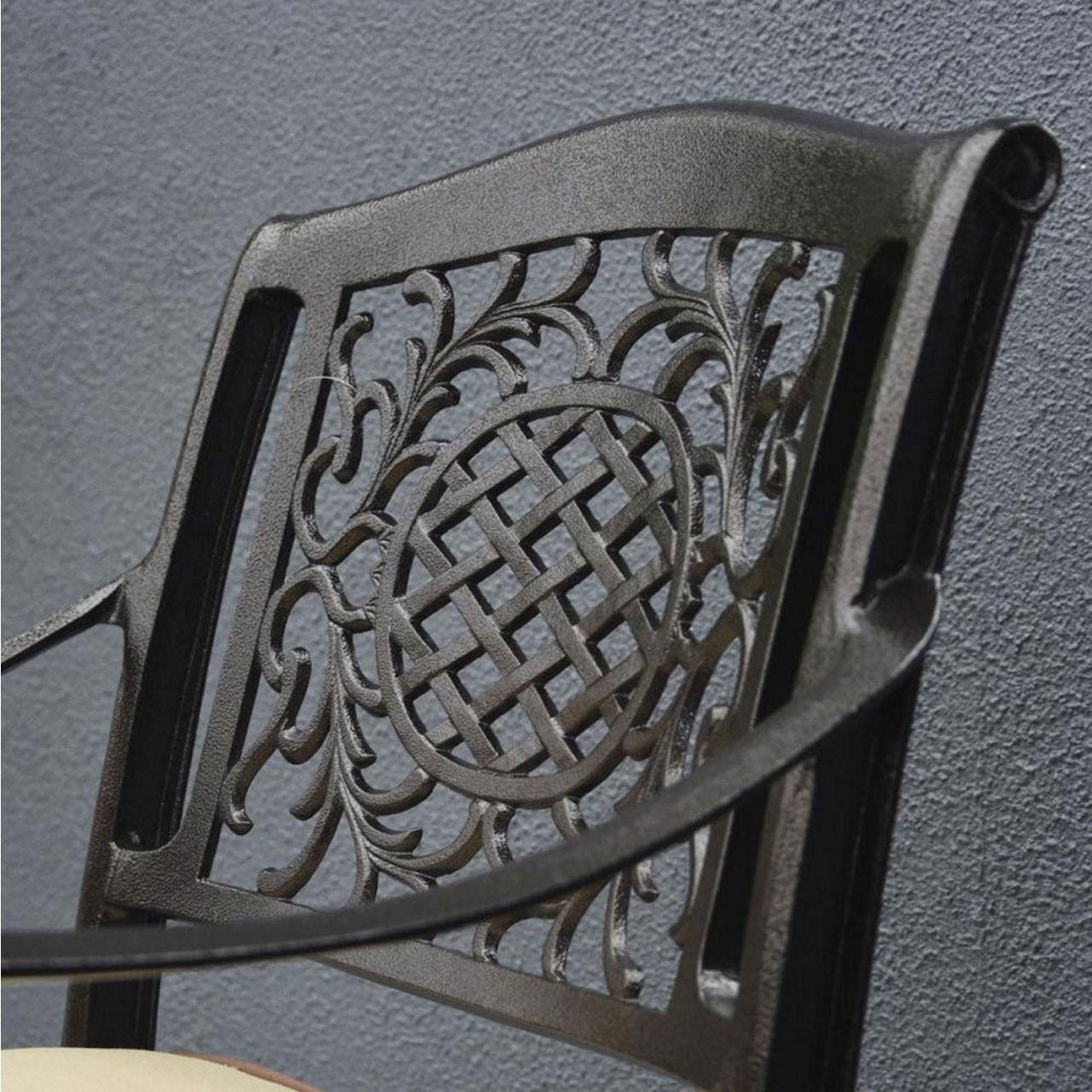Toulouse 6 Seat Dining Set with Round Table & Lazy Susan