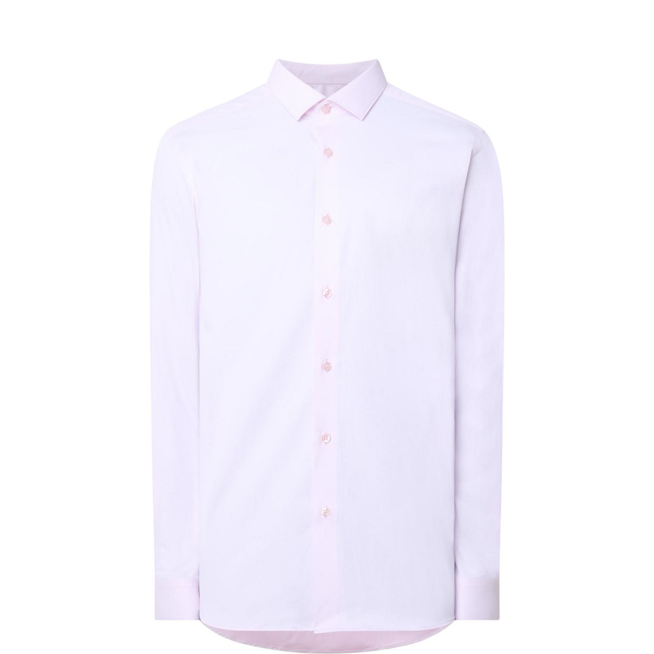 Solid Stretch Single-Cuff Shirt