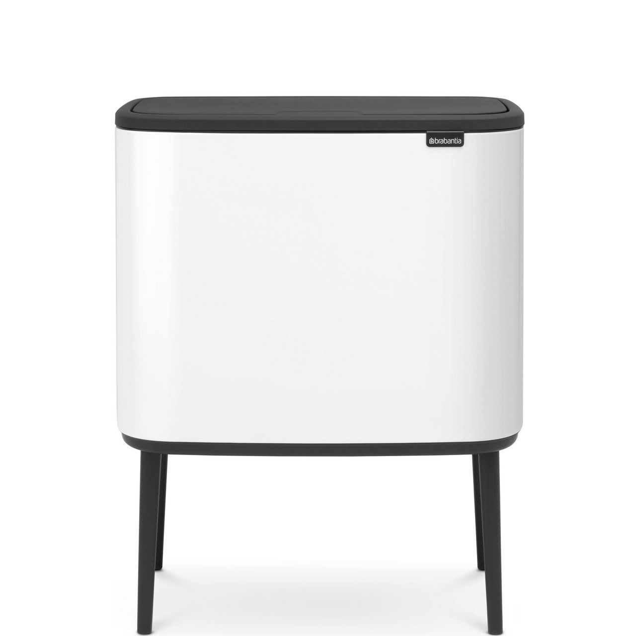 Bo Touch Bin, 11 + 23L - White