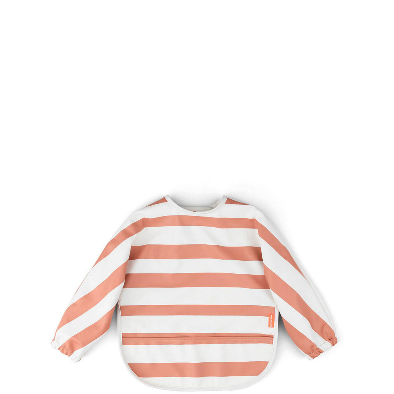 striped Sleeved Pocket Bib