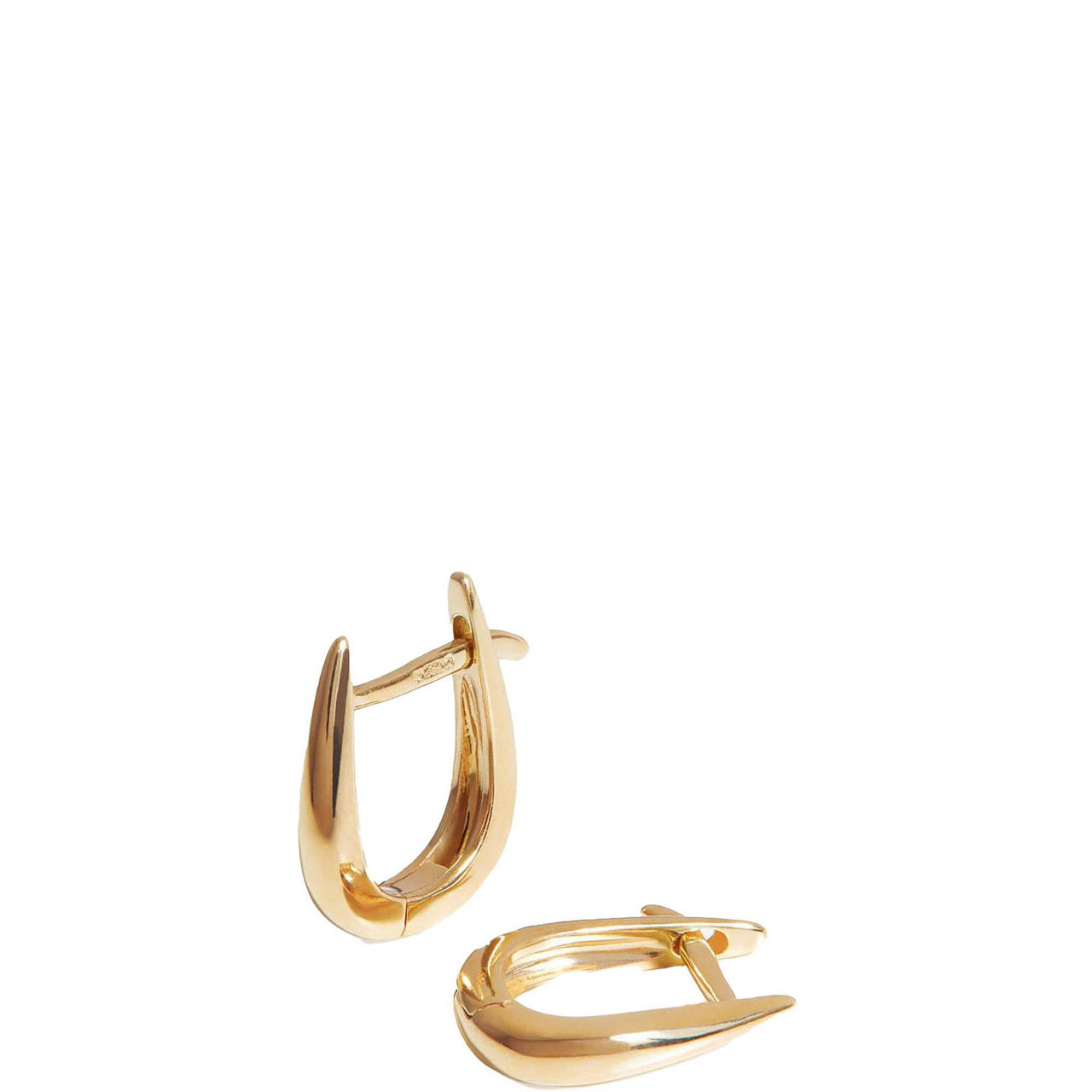 Fine 14kt Gold Claw Huggies