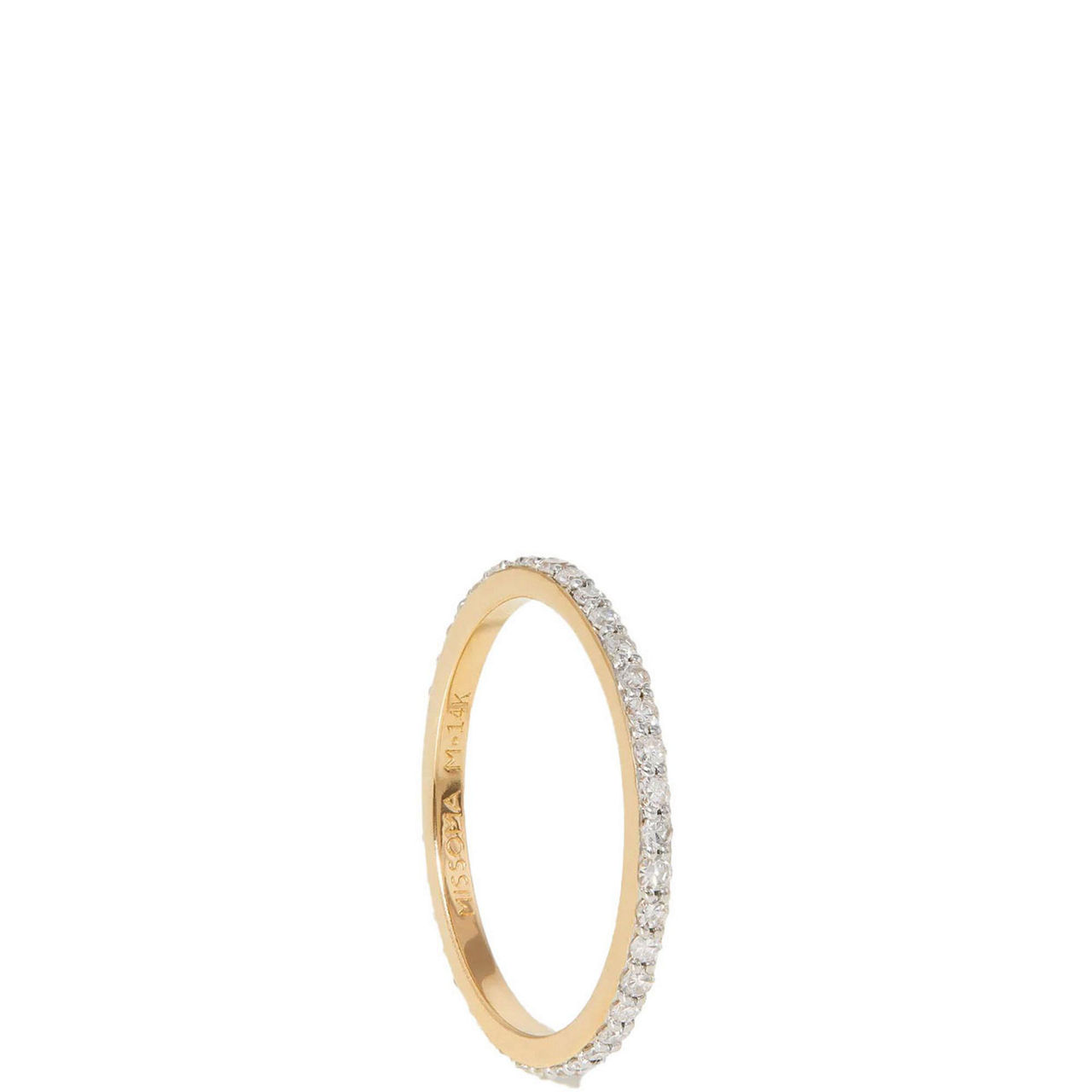 Fine 14kt Gold Diamond Eternity Ring