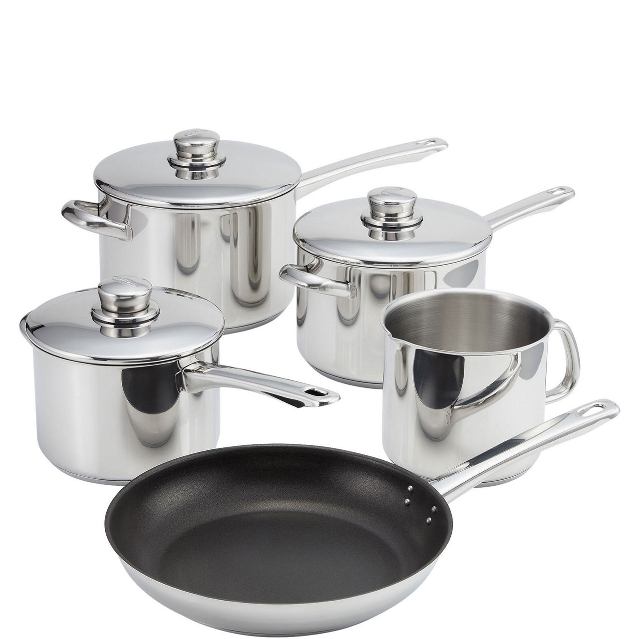 8000 Classic Five-Piece Saucepan Set